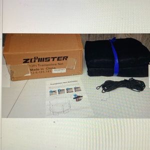 NEW IN BOX ZOOMSTER 12’ Trampoline Replacement Net